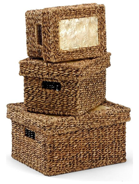 Pretty decorative artisan baskets