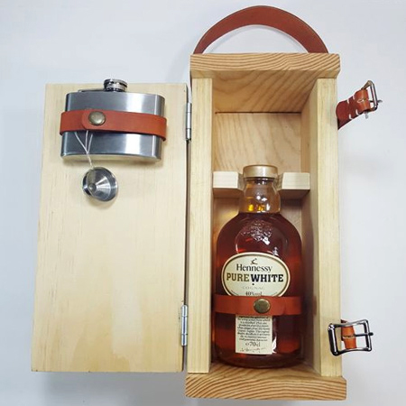 This decorative bottle holder can be used for dad's favourite spirit and he will appreciate the sentiment of a lovingly hand crafted gift.