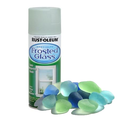 rustoleum seaglass frosted glass spray
