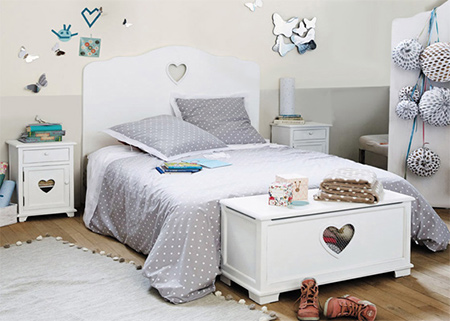 The special offer covers their two most popular bed designs. the Heart and Coastal beds, and both can be painted in a selection of standard colours, with an optional distressed finish.