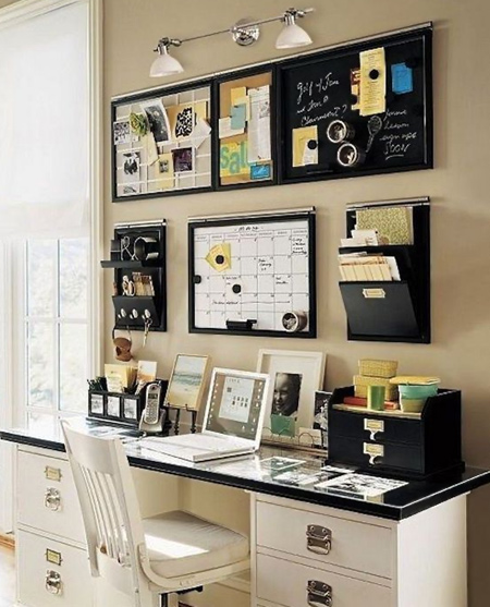 beautiful home office ideas - well organised