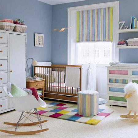 Before the baby arrives it is recommended that you do any painting in the room well in advance. While today's paints may contain less smelly VOC's, they still have some smell, and you want paint to be thoroughly dry and the room smell-free in time. Try to have any painting done at least a month before the baby is due, but longer if possible. 