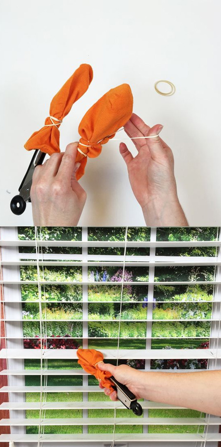 The Internet is a great source of ideas for everything, including great ways to clean vertical blinds