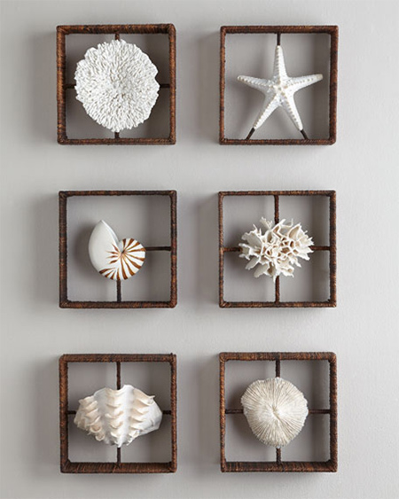 Beautiful crafts with shells
