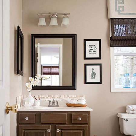 HOME-DZINE | Bathroom Ideas - We put together a selection of ways to add style to any bathroom - in a weekend - and that won't cost a fortune.
