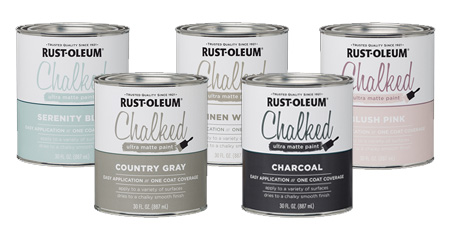 HOME-DZINE | Rust-Oleum Chalked Ultra Matt chalk paint finish