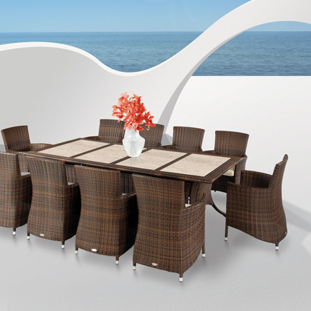 HOME-DZINE | Outdoor Furniture - Engineered rattan or wicker offers unparalleled style and value for outdoors. 