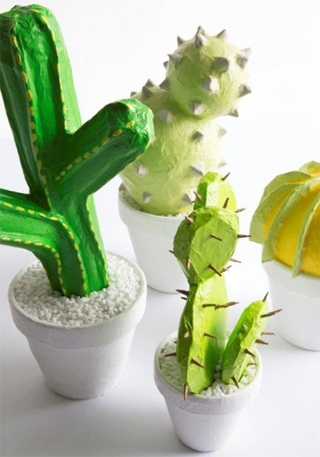 Prickly cactus crafts