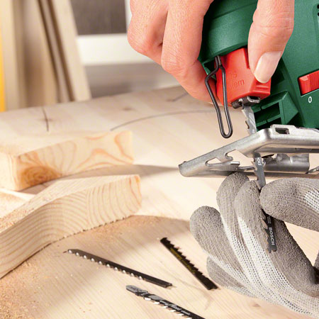HOME-DZINE | Bosch Power Tools - Bosch Jigsaws feature SDS for effortless and safe saw blade changes within seconds.