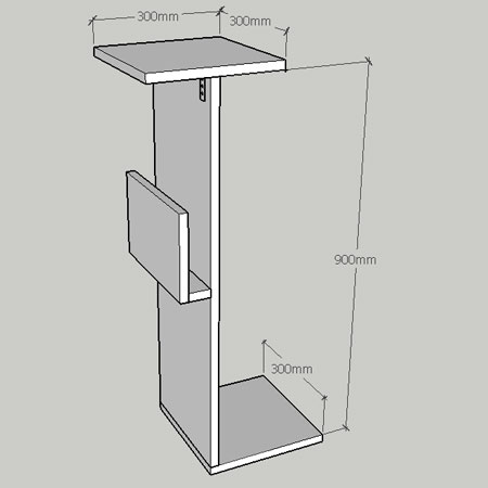 DIY Compact Coffee Table