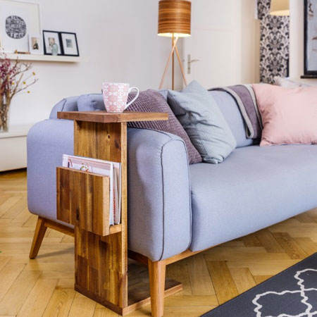 HOME-DZINE | DIY Furniture - This compact coffee table is also a magazine rack and it takes up very little space, making it ideal for a small apartment or townhouse.