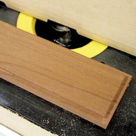 5. To make a lid that sits snug on top of the wood box, use a router or Dremel Trio to rebate around the edge.