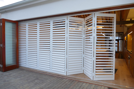 Aluminium Shutters from Finishing Touches offer complete flexibility, light control, and privacy, without blocking light or cool breezes.