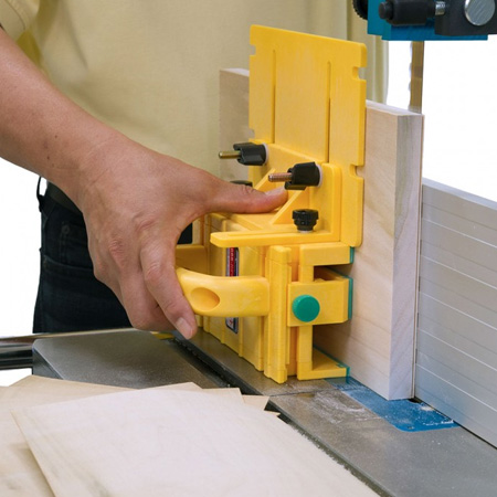 The MicroJig Gripper eliminates the need to manually feed stock and provides protection against harm. You can easily cut strips as thin as 6mm with ease and allows you to make use of all those small. scrap pieces that normally get tossed out. 