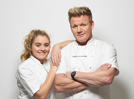 chef Gordon Ramsay and daughter Matilda have developed a range of healthy meals for kids.