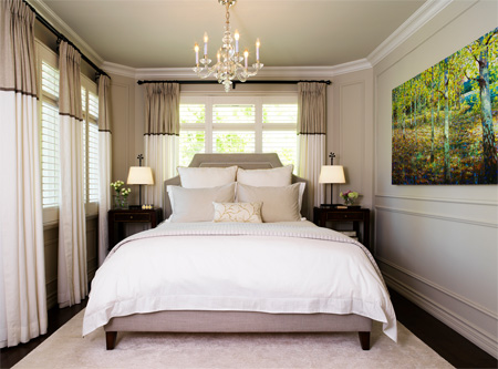 HOME-DZINE | Take inspiration from this master bedroom retreat for your next bedroom makeover.