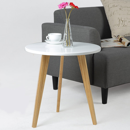 I love Scandinavian design, and these pretty Danish-style tables are easy to make using 16mm pine plywood that you can buy at Builders.