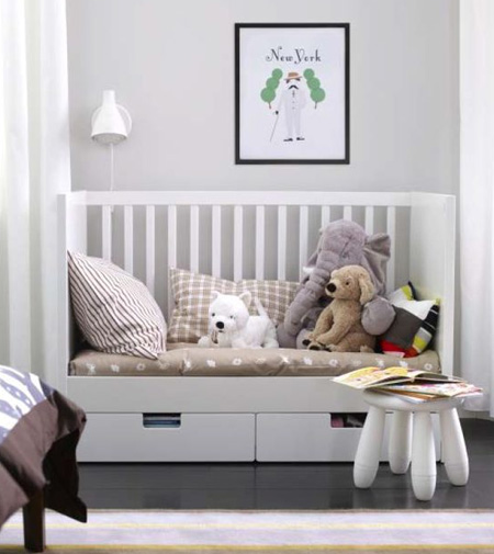  HOME-DZINE | Consider a cot that can be adjusted into a toddler-friendly bed