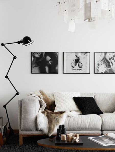 If you're unsure about going full out with black, try starting out with a small project. Wall art and decor accessories are a good place to start and you can slowly incorporate more black.