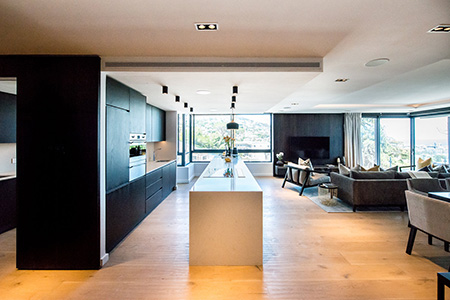 HOME-DZINE | Interior Design - the designers opted for modern finishes
