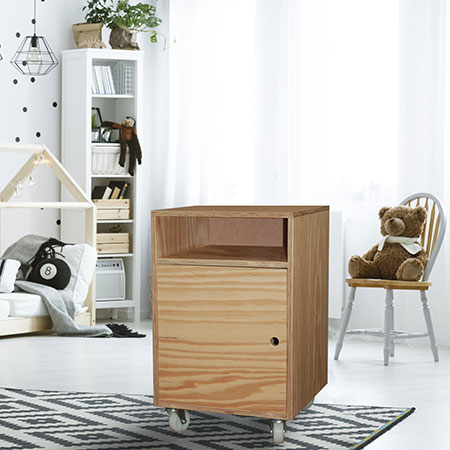 HOME-DZINE | DIY Projects - These plywood storage pedestals can be used for storage in so many places. Use them in the bedroom as bedside cabinets, in the bathroom for storage, in a kids bedroom, or in a workshop.