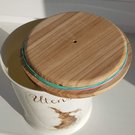 Make your own wooden lids