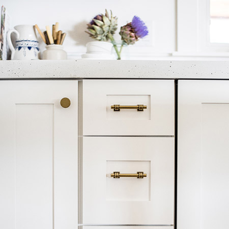 Update cabinet hardware for an instant makeover