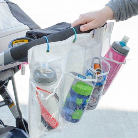  zip ties to secure a handy holdall to the handle of your stroller