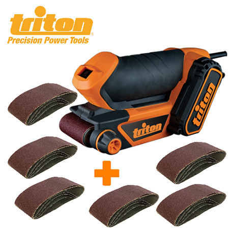 Take advantage of this special offer and get the Triton Palm Sander plus 6 sanding belts for R895.85