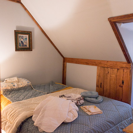 The second bedroom is a difficult one, as it sits within the eaves of the roof