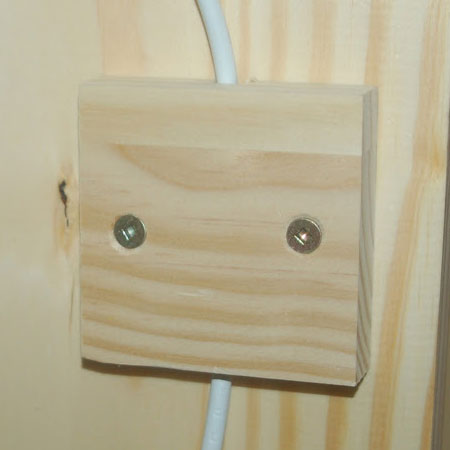 cover plate behind light switch