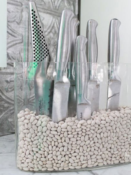 diy knife block holder