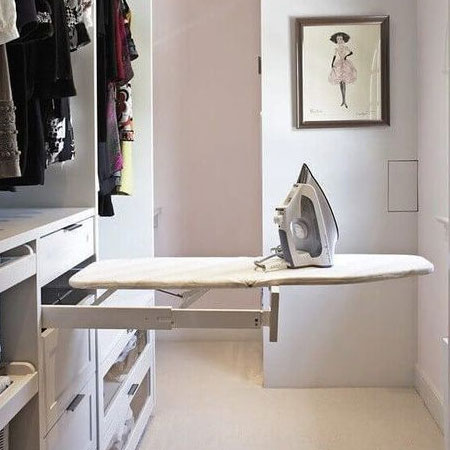 ironing facility in dressing room