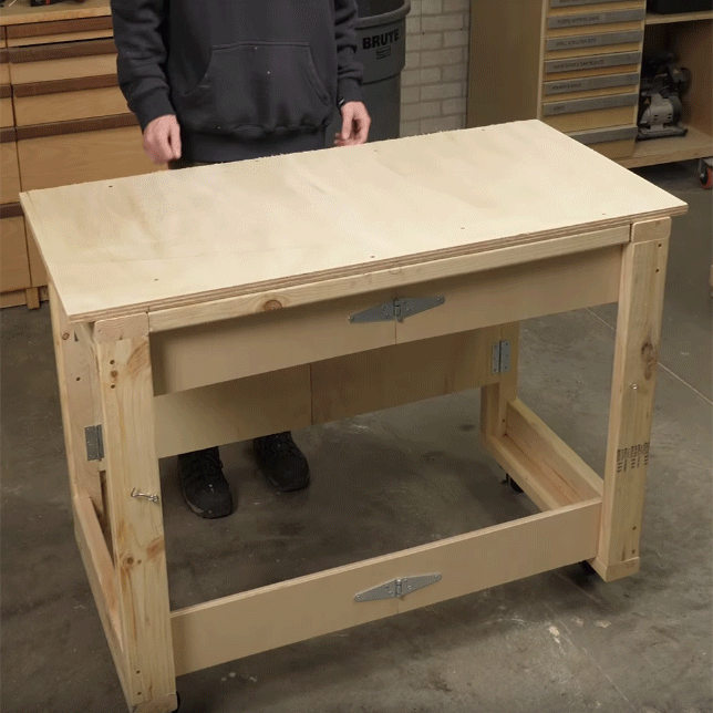 Make a Mobile Fold-Up Workbench