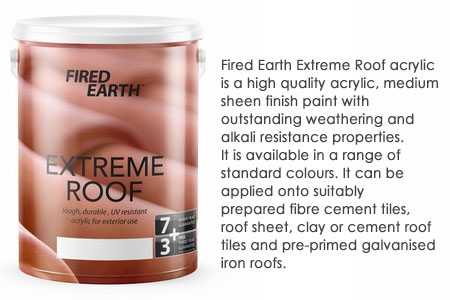 fired earth extreme roof tile paint