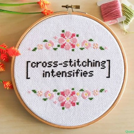 how to do cross stitch