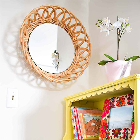 Make Organic Mirror Frames with Rattan, Jute, or Cane