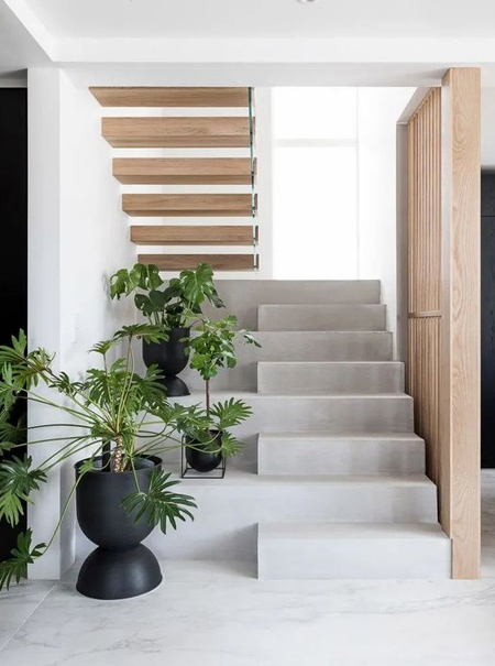 concrete staircase design