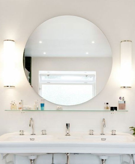 cool or white lighting for bathroom mirror