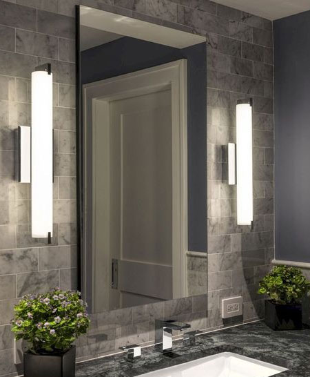 wall lights for bathroom mirror