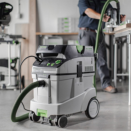 Protect yourself and your workshop environment with a Festool dust extractor