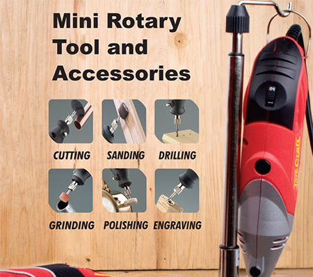 A Multitude of Uses for the Tork Craft Mini Rotary Tool