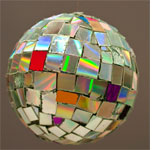 Recycled CD Disco Ball