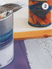 Use Crackle Glaze to create an aged look