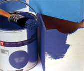 Transform a boring bathroom with colour