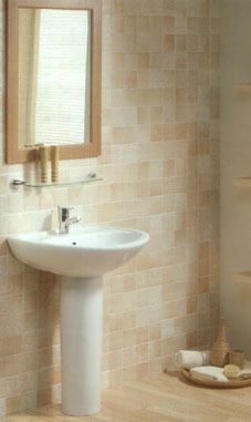 Increase the feeling of light and space in your bathroom with a custom-made mirror with the frame stained to suit your colour scheme