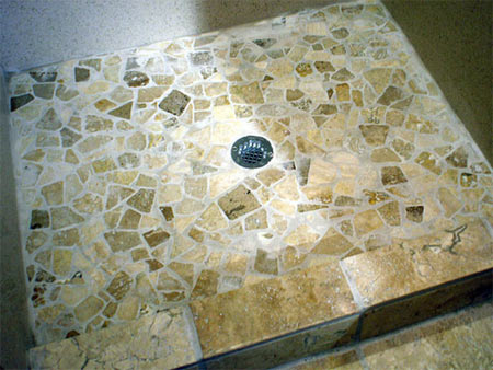 How to apply pebble tile
