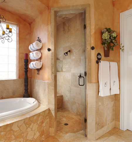 salle de bains design toscan