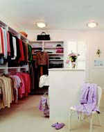 If you have the space available, plan your dream dressing room