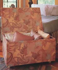 Increase your bedroom storage space with a decorative chest